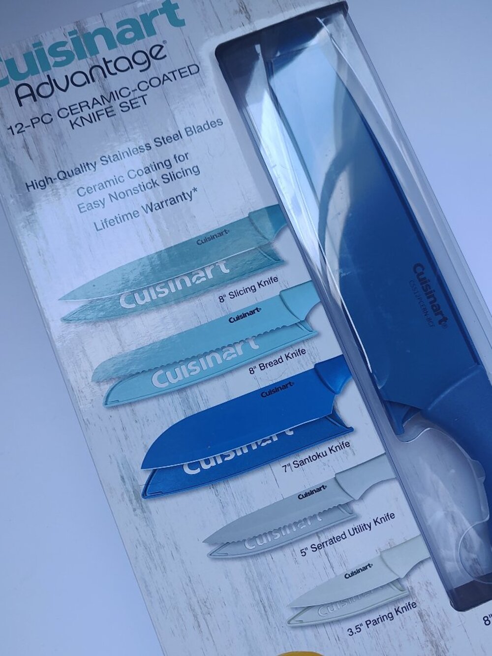Cuisinart Advantage 12pc Ceramic Coated Knife Set